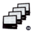 4 Refletores Led 200w Bivolt Branco Frio 6500k Slim 200