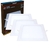 KIT 3 Painel Led De Embutir Quadrado Branco 3000K 18W Avant