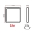 Painel Led De Sobrepor Quadrado Branco 3000K 18W Avant - Zbrothers
