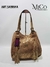 Cartera Sabrina - Suela Textura Reptil Detalles Dorado