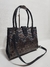 Cartera Isabella (D) - Negro, Reptil Peltre