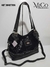 Bolso Cartera Martina (MD) - Negro Crocco Charol