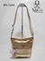 Bandolera Lucy - Dorado Cuero Escamado