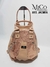 Mochila Cartera Jacinta - Nude Con Rosa Oro