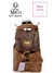 Mochila Cartera Ambar - Marron /Tapa Chocolate