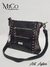 Bandolera Aylen - Negro Animal Print
