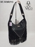 Cartera Mariana - Negro Reptil