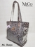 Bolso Cartera Gladys - Plata Reptil