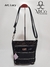Bandolera Lucy - Negra/Reptil/Animal Print