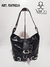 Cartera Rafaela - Negro Crocco