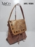 Mochila Cartera Vera - Rose/Tapa Dorada con Flores