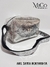 Bandolera Santa Bernardita - Plata Textura Reptil