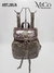 Mochila Julia - Verde Cemento Tapa Peltre