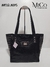Bolso Cartera Gladys - Negro Brilloso
