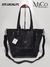 Bolso Cartera Guadalupe - Negro Reptil