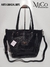 Bolso Cartera Guadalupe - Negro Crocco