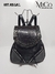 Mochila Abigail - Negro/Detalle Cebra