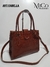 Cartera Isabella (D) - Marron Reptil