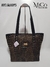 Bolso Cartera Gladys - Negro/Dorado