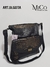 Bandolera/Morral Olguita - Negro Detalles Dorado