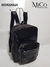 Mochila Madraza -Negro Opaco/Charol