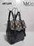 Mochila Lupe - Negro Azulado/Tapa Reptil