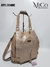 Mochila Cartera ivonne - Beige/Tapa Animal Print
