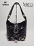 Cartera Rafaela - Negro Reptil