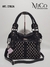 Bolso Cartera Enilda - Negro/Cebra
