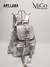 Mochila Lara - Plata/ Tapa con detalles Blanco