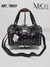Cartera Triny - Negro Crocco Charolado