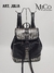 Mochila Julia - Negro Tapa Plata