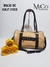 Bolso de Viaje Chico - Camel Detalles Negro