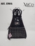 Mochila Emma - Negro Textura Crocco y Reptil