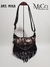 Bandolera Mika - Negro con Peltre