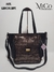 Bolso Cartera Guadalupe - Peltre/Negro