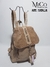 Mochila Natalia - Beige / Tapa Textura Reptil