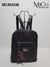 Mochila Ariadna - Negro Tornasolado Textura Reptil