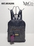 Mochila Ariadna - Azul Detalle Cebra