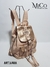 Mochila Lara - Nude/Tapa Dorada