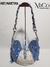 Cartera Martina (D) - Celeste/Blanco
