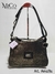 Cartera Bandolera Amalita - Negro / Dorado