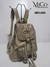 Mochila Lara - Beige/ Tapa Detalles Cebra