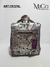 Mochila Cartera Cristal - Peltre con Plata Reptil