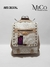 Mochila Cartera Cristal - Vison con Reptil
