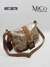 Bandolera Beth - Suela Tapa Dorada Reptil - comprar online