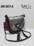 Bandolera Keyla - Negro Tapa Plata