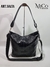 Bolso Cartera Salta - Negro Textura Crocco - comprar online