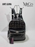 Mochila Gina - Negro Textura Crocco