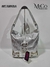 Cartera Rafaela - Plata Textura Reptil